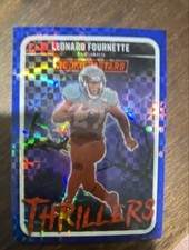 2025 Panini Rookies & Stars - Thrillers Leonard Fournette #23 Blue Plaid Prizm