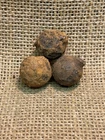 Dug Civil War Artillery Three Iron Balls Canister Shot Allatoona Pass Georgia
