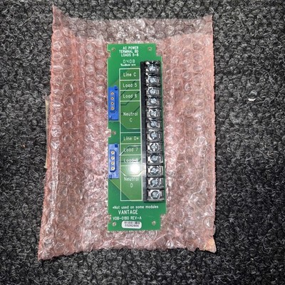 Vantage VDB-0180, AC Power Terminal Boards Loads 5-8