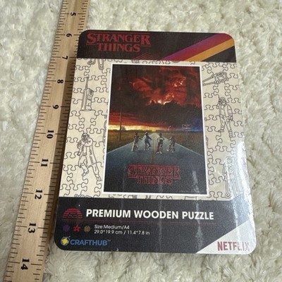Netflix Stranger Things Premium Wooden Puzzle INTO THE UNKNOWN