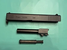 USED OEM FACTORY GLOCK 19 GEN 4 COMPLETE SLIDE BARREL GUIDE ROD SPRING 9MM BLACK