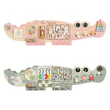 Wooden Activity Wall Busy Board Panels Interactive Cartoon Wall Furniture