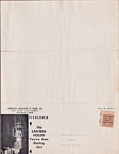 DRESSLER MACHINE & TOOL Co. / Fisherman - The Latern Holder Advertising Pamphlet