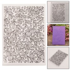 1 Embossed Folder DIY Kit 1 Plastic Portable Stamp Stencil 10.5 X 14.5 Cm
