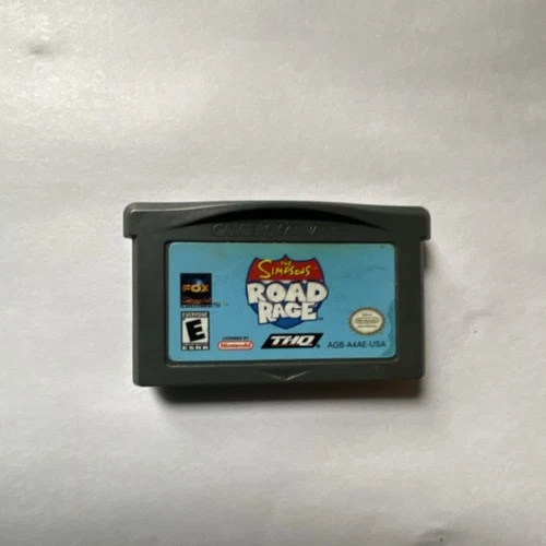 THQ The Simpsons Road Rage Nintendo Game Boy Advance NTSC-U/C Cartridge