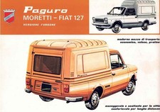 Catalogue Brochure Moretti Fiat 127 Paguro Furgone 1978 Italie Italia