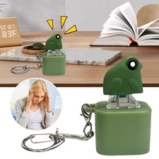 Stress-Relieving Clicky Keyboard Croaking Frog Keychain Fidget Keychain Adult TL