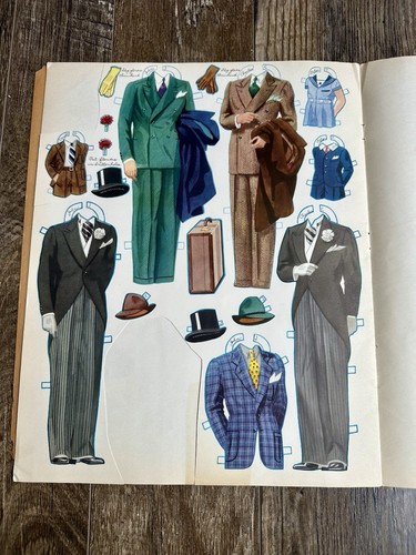Vintage Original Paper Doll Lot Military Wedding & Double Wedding by Merrill - Picture 13 of 17