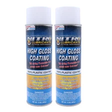 Nitro Lubricants High Gloss Coating – Vinyl & Plastic Shine, 12 oz (2-Pack)