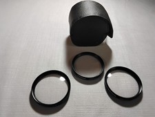 Tiffen 49mm 1 2 4 Close-Up Camera Lens Filter 3 Pcs Set w/Faux Leather Case