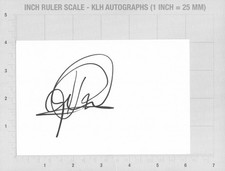 Raimond van der Gouw Signed White Card Manchester United Autograph Signature COA