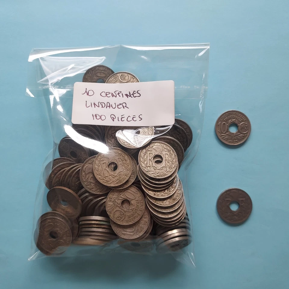 10 centimes Lindauer lot de 100 pieces - Photo 1/1