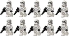 LEGO Star Wars Phase 2 Clone Trooper Minifigure LOT of 10 Plain White 75372 NEW