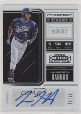 2018 Contenders Draft Picks Prospect Ticket 48/99 Jameson Hannah #73 Auto 0sm9