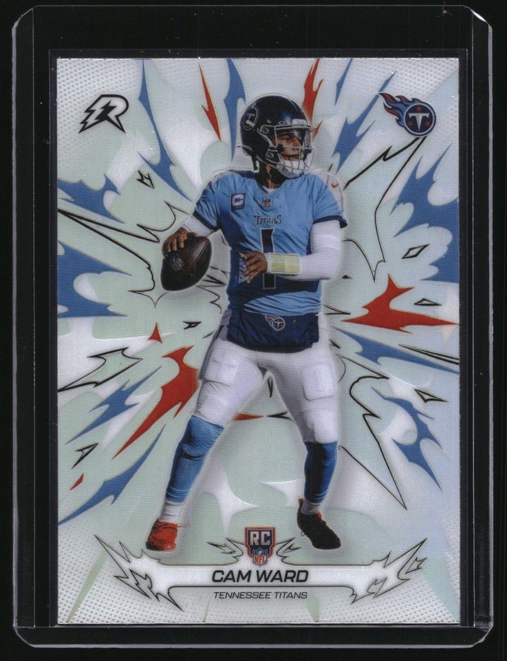 2025 Topps Resurgence #194 Cam Ward Refractor Tennessee Resurgence #194 Cam Ward Refractor RC Tennessee Titans