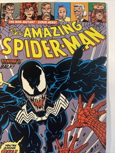 Amazing Spider-Man #332 (Newsstand) (Marvel 1990) 🔑1st Long Tongue Venom VF/FN - Picture 5 of 10