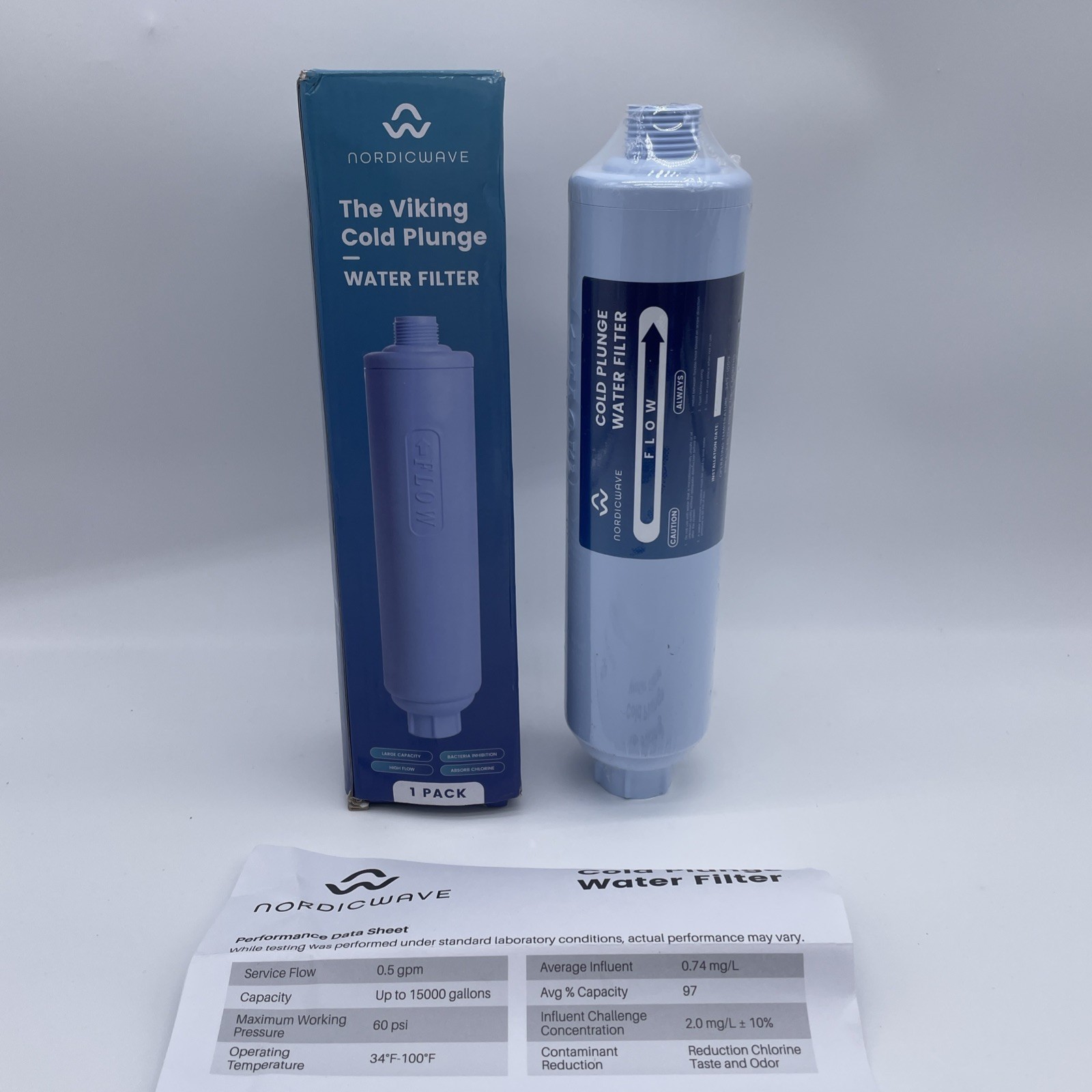 Nordicwave The Viking Cold Plunge Water Filter Water Hose Filter For Cold Plunge
