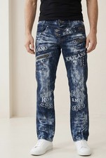 Kosmo & Lupo Mens Jeans W32 - Very Clean Condition - Excellent Design - Blue...