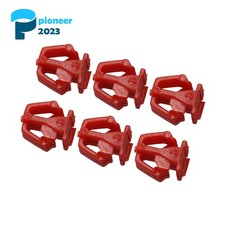 Door Panel Retainer Trim Clips Red Fastener 6pcs For Honda Civic Crx Accord Door Panel Retainer Trim Clips Red Fastener 6pcs For Honda Civic Crx Accord
