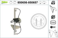 Fensterheber Vorne Links Valeo 850656 FÜR CitroËN Peugeot Toyota Scheibenheber