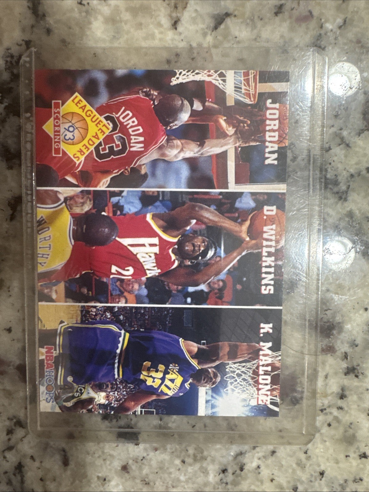 1993-94 NBA Hoops - Michael Jordan, Karl Malone, Dominique Wilkins #283
