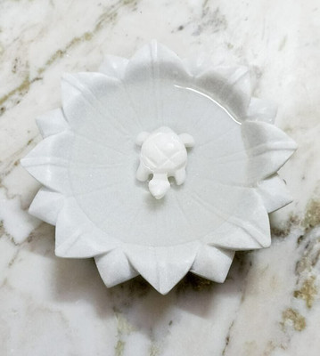 marble flowers urli bowl 9'' for Diwali decor/snacks bowl/fruit bowl/gift item