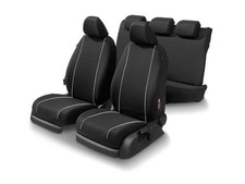 12-tlg. Autositzbezug Komplettset UNIVERSAL SET Schwarz Airbag ULTIMATE SPEED®