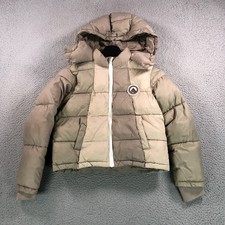 Kith Jacket Kids 7 Beige Puffer Insulated Hoo...