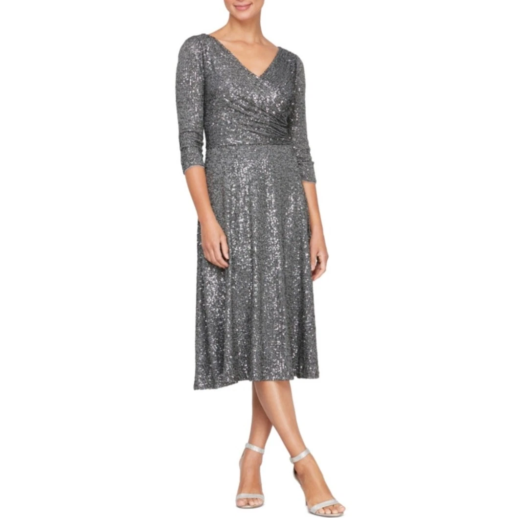 Alex Evenings Silver Dresses for Women for sale | eBay