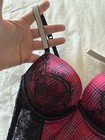 Victoria’s Secret Plaid Lace Corset Bombshell Bra 32A NWT Rhinestone Straps — photo 2