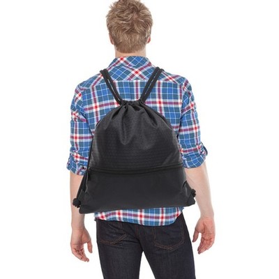  Kordelzug Sportrucksack Unisex Sporttasche Basketballballhalter für Damen und