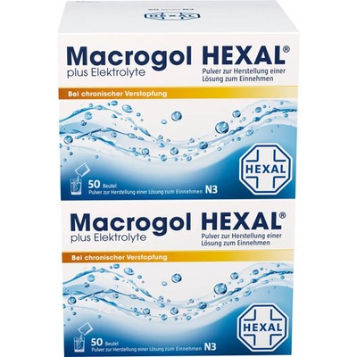 Macrogol Hexal Plus Elektrolyte Plv.z.h.e.l.z.e. 100St - PZN 8875442