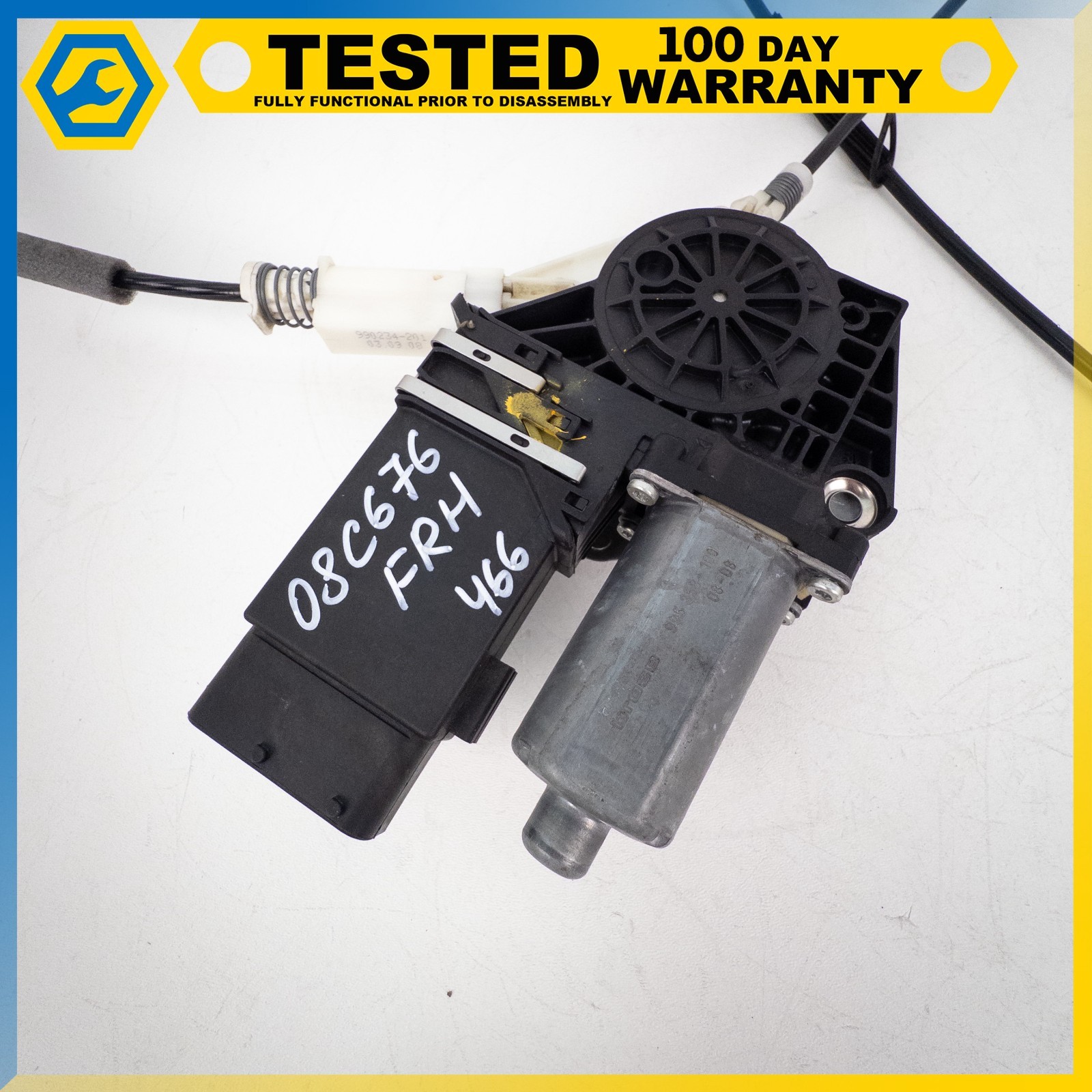 05-13 CHEVROLET CORVETTE C6 FRONT RIGHT POWER WINDOW REGULATOR MOTOR ASSEMBLY OE