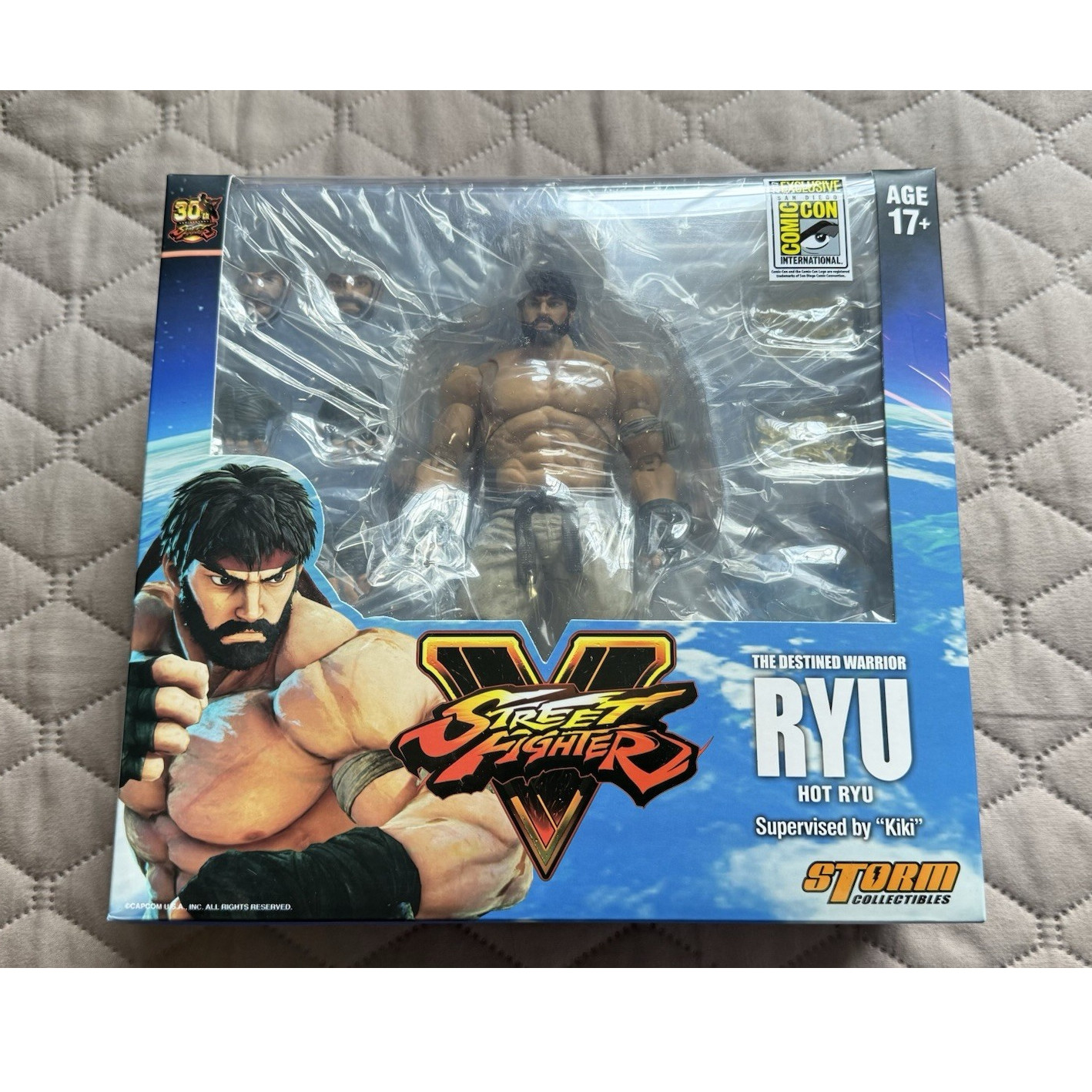 Storm Collectibles Street Fighter V Hot Ryu Figure Comic Con Boxed Licensed