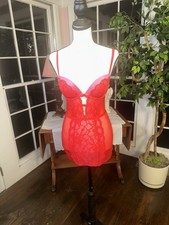 Victoria s Secret Archival Piece Y2K Era Lingerie Red Lace Rhinestones Garter
