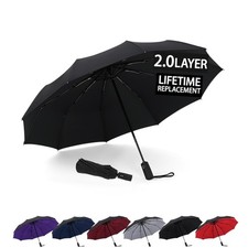 Large Travel Umbrella Men Automatic Compact Folding Umbrella Windproof Parasol