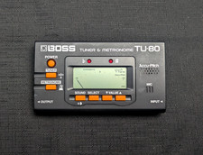Boss TU-80 Tuner and Metronome for Acoustic Electric Guitar or Drums - Tested