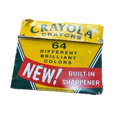 Vintage Crayola 64-Count Crayons limited edit...