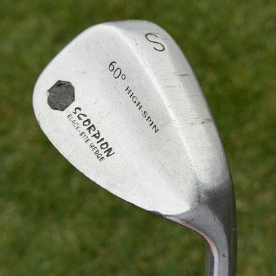 Knight Golf Scorpion Black-Bite Lob Wedge 60* High Soon Steel Shaft RH Sand SW