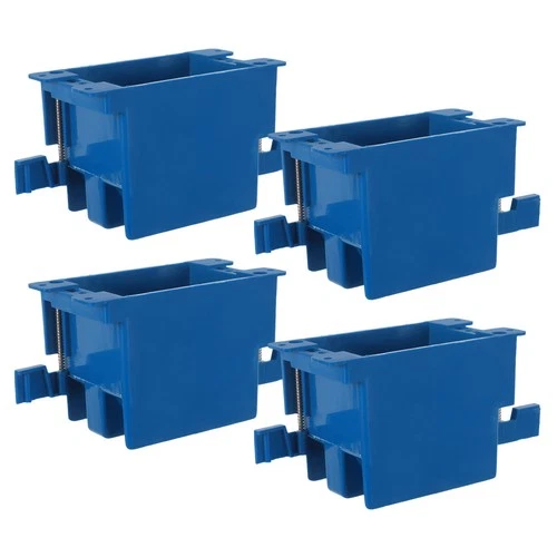 4 Pcs Plastic Junction for Switches Flush Mount Power Receptacle