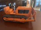 Vintage Tonka Bulldozer 1960s Orange Pressed Steel Construction Toy