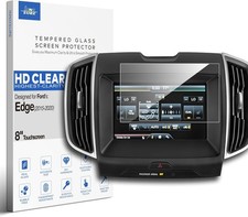 Tempered Glass Screen Protector for 2015–2020 Ford Edge 8 Inch Touchscreen HD Cl