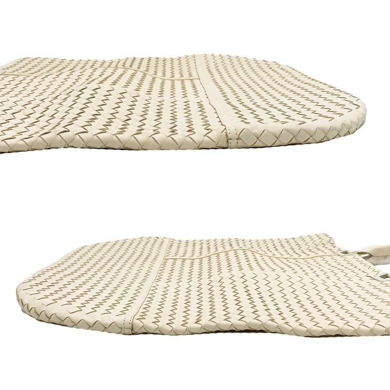 Bottega Veneta Intrecciato Tote Bag Ivory Excellent Condition thumbnail 3