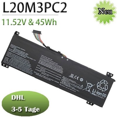  L20C3PC2 L20M3PC2 L20D3PC2 Akku Für  Lenovo Ideapad Gaming 3-15IHU6 3-15ACH6