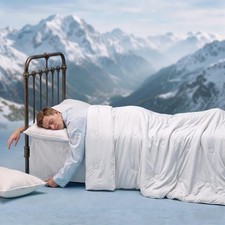 Cooling Comforter Full/Queen Size with Tencel  Fill, Cooling Blankets for