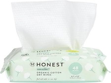  Free Duty Tax The Honest Company 100 Pure Organic Cotton Dry Wipes, Hypoa
