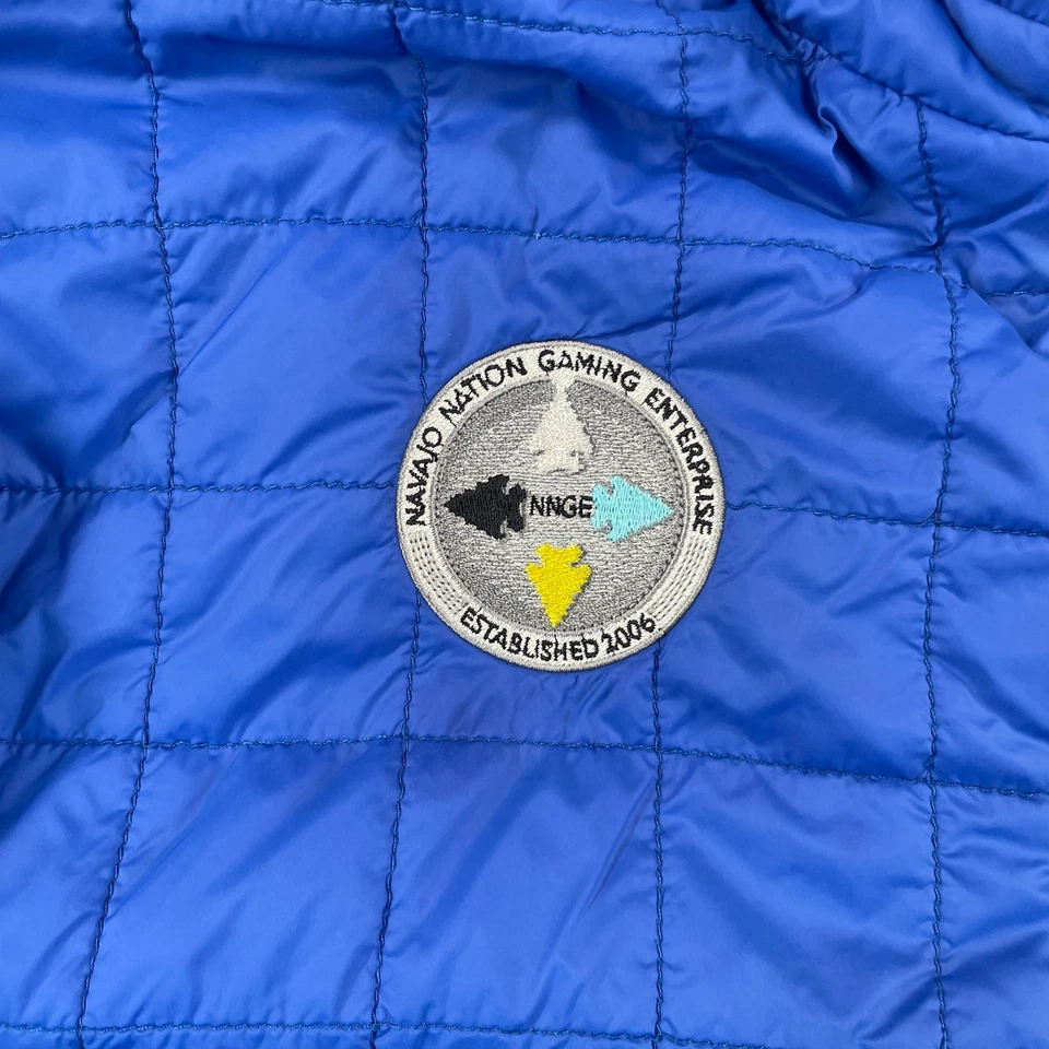 Cutter & Buck x Navajo Nation Gamin Casino Jacket Men 3XT Tall Blue WeatherTec - Image 4 of 4