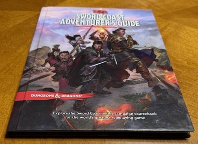 D&D Sword Coast Adventurer's Guide First Printing 2015. Hardcover