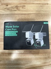 Solar Pan Cam Paquete de 2, Cámara de Seguridad Solar Exterior para el Hogar, con 2K HD Color Noche