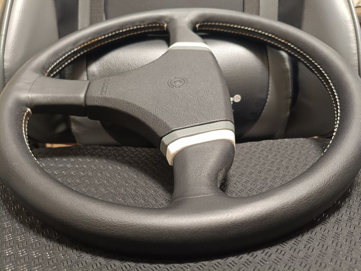 MOMO Cobra Steering Wheel 350mm TYP V35 KBA 70068 1988 Italy JDM